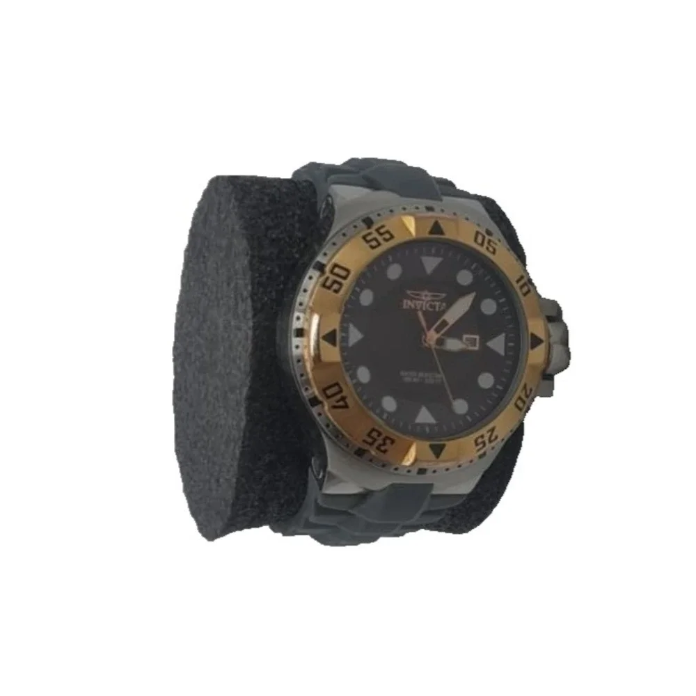 Invicta Excursion 14439 Men's Quartz Watch 50mm Stainless Steel Silicone Band